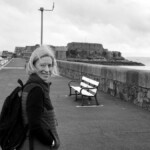 Sarah sight seeing in the UK