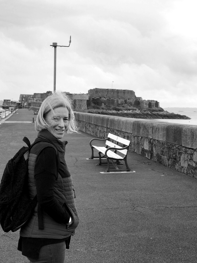 Sarah sight seeing in the UK