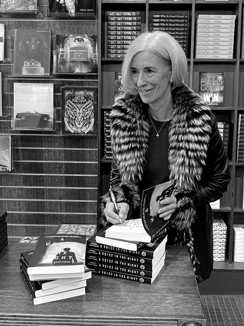 Sarah signing books Sarah Hawthorn book signing